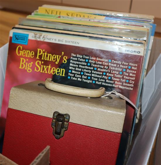 Rock and Pop, a collection of vinyl records, 1960s and later, including 100 plus albums